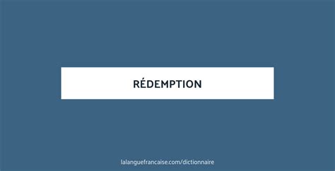 synonyme de rédemption.
